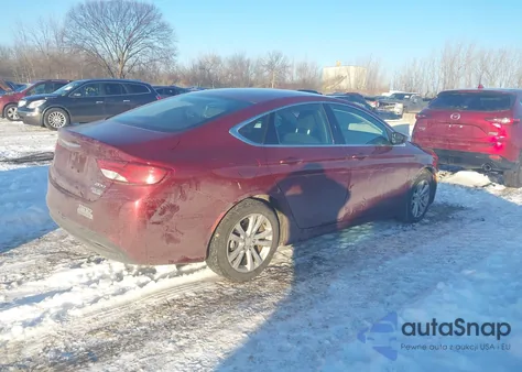 2017 Chrysler 200 Touring from USA, damaged, VIN 1C3CCCFB1HN509743